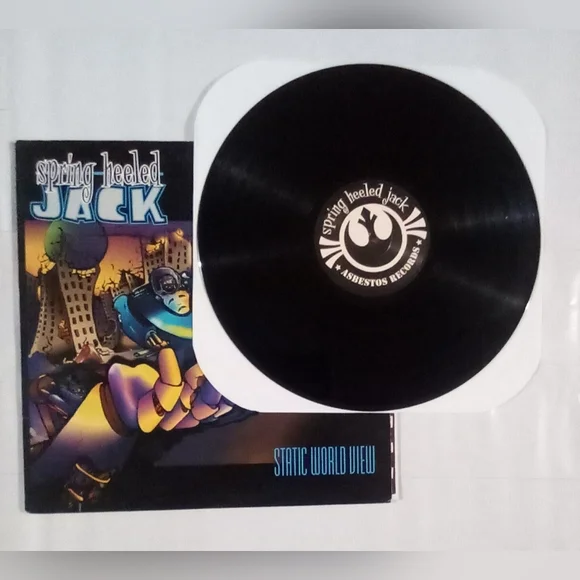 😎RARE Spring Heeled Jack Static World View Vinyl LP😎 - Picture 1 of 6